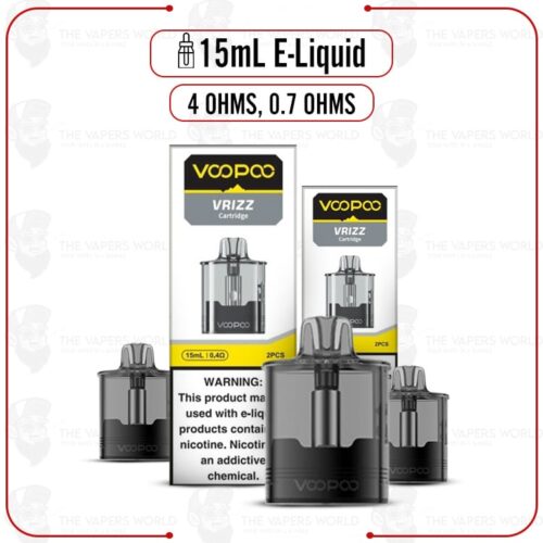 VooPoo VRIZZ Replacement Pod Cartridge - 2PK