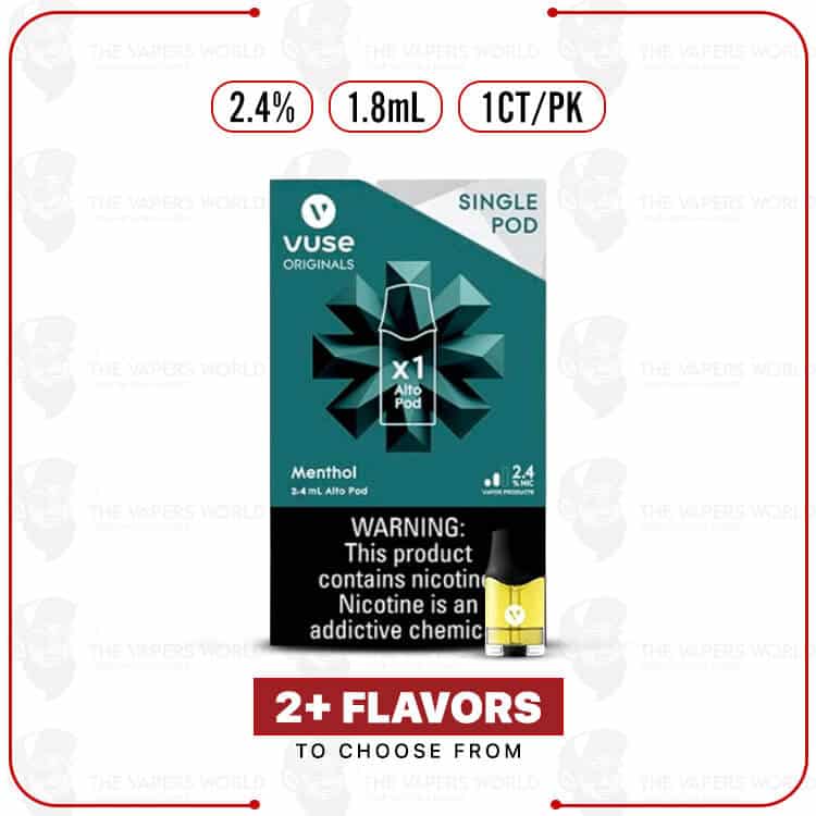 Vuse Alto Pods 2.4% - 1CT PK