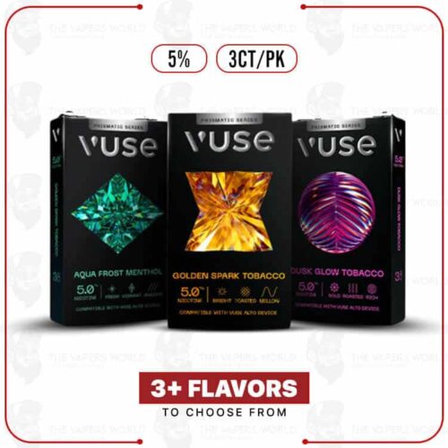 Vuse Prismatic Series Pods 5.0% - 3CT PK