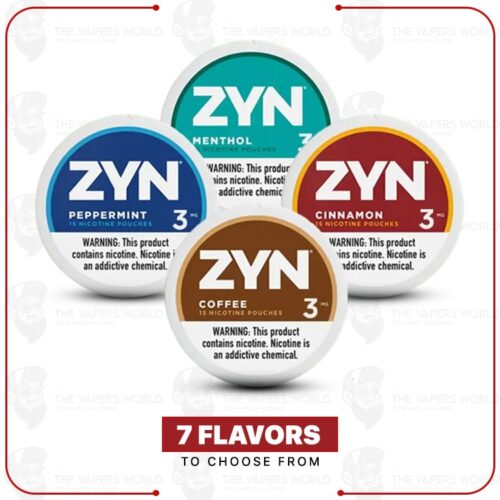 ZYN 3MG NICOTINE POUCHES