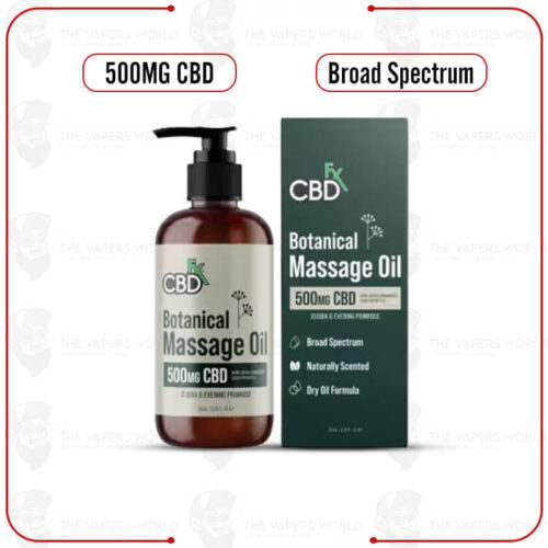 CBDFx CBD Massage Oil 500mg