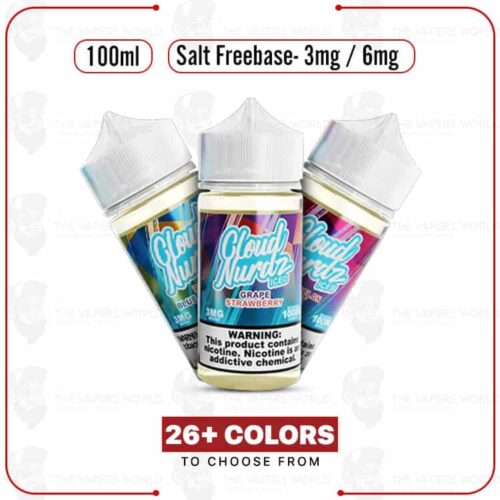 Cloud Nurdz Synthetic Nicotine 100ml E-Juice