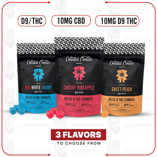 Coastal Clouds D9/THC Gummies