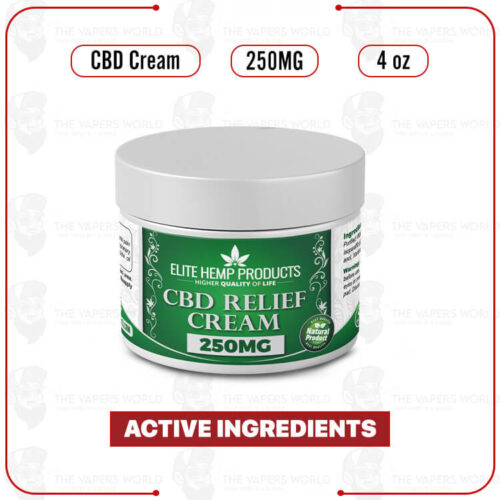 Elite Hemp CBD Pain Relief Cream 250mg