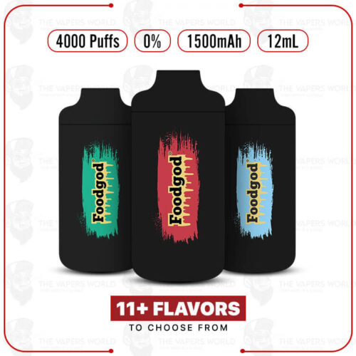 Foodgod Luxe Vape 0% Nic Disposable 4000 Puffs