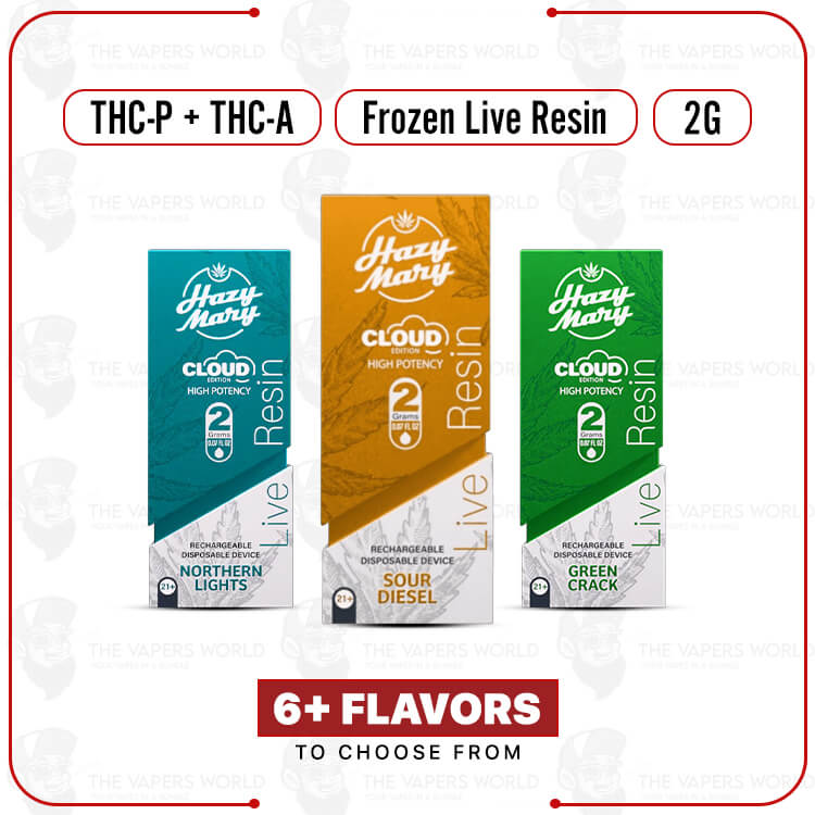 Hazy Mary Cloud Edition Live Resin Disposable 2G