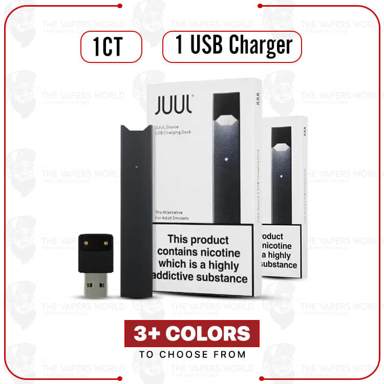 JUUL Vape Device Kit – Pod System – 1 Count