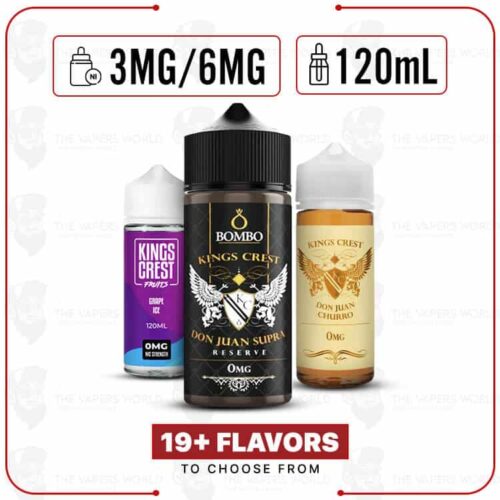 King's Crest 120ml E-Juice