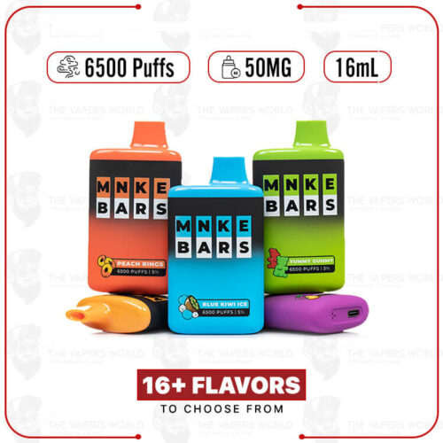 MNKE Bars 6500 Puffs 5% Disposable