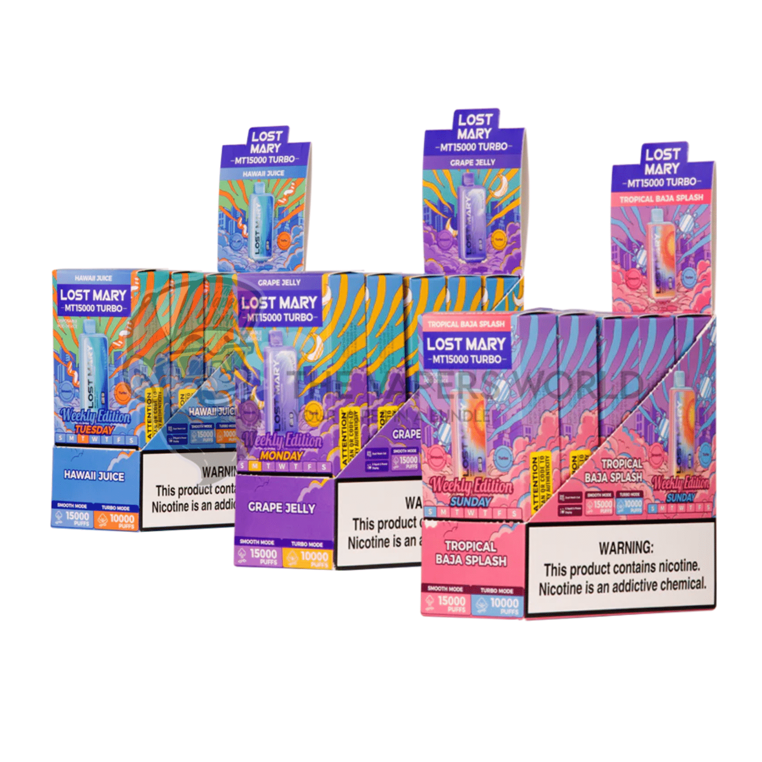 Lost Mary MT15000 Turbo WEEKLY Edition Disposable Vape - Image 2