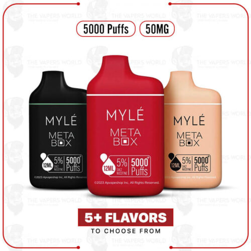 Myle Meta Box 5000 Puffs 5% Disposable