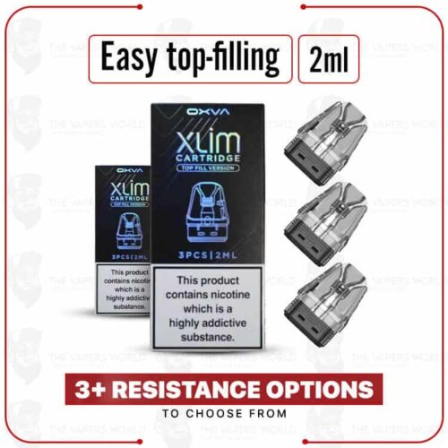 OXVA Xlim Top Fill Replacement Pod Cartridge - 3PK
