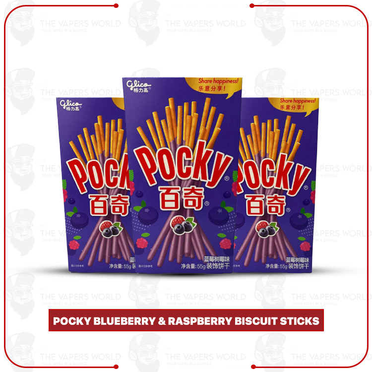 Pocky Blueberry & Raspberry Biscuit Sticks