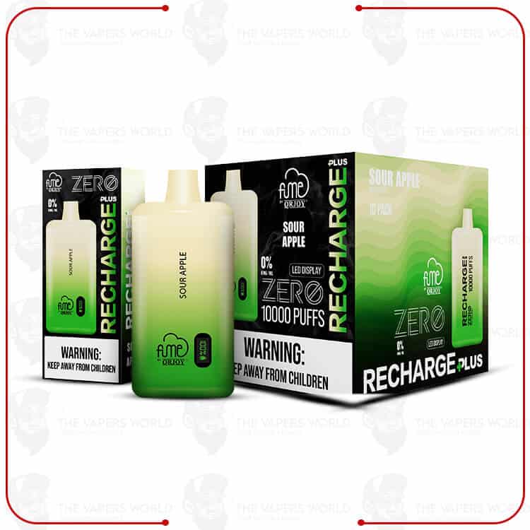 Fume Recharge Zero Plus 10k Disposable Vape 0% - Image 6