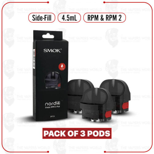 SMOK NORD 4 Empty Replacement Pod Cartridge - 3PK