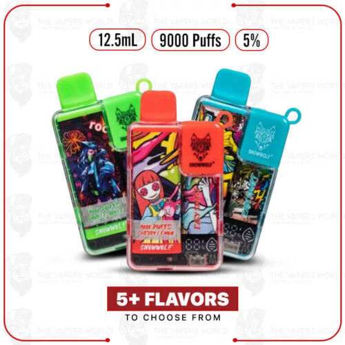 SNOWWOLF EA9000 DISPOSABLE 9000 PUFFS