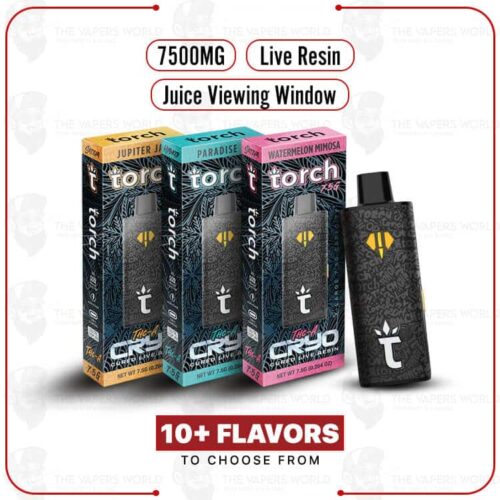 Torch THC-A Cryo Cured Live Resin Disposable 7.5G