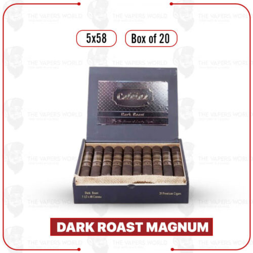 Cafeina Dark Roast Box Press Magnum 5x58 - Box of 20 Cigars