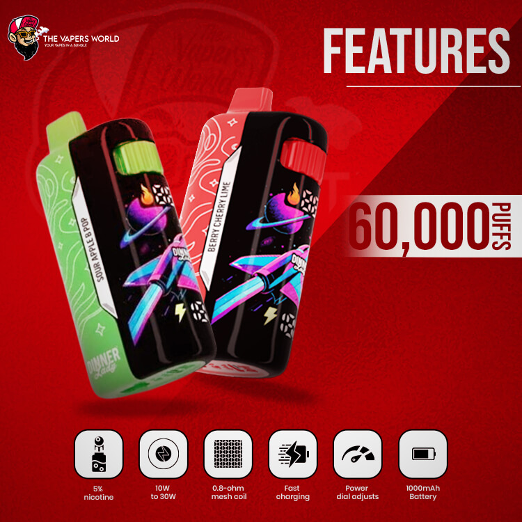 Dinner Lady Galax 60K Puffs Disposable - Image 2