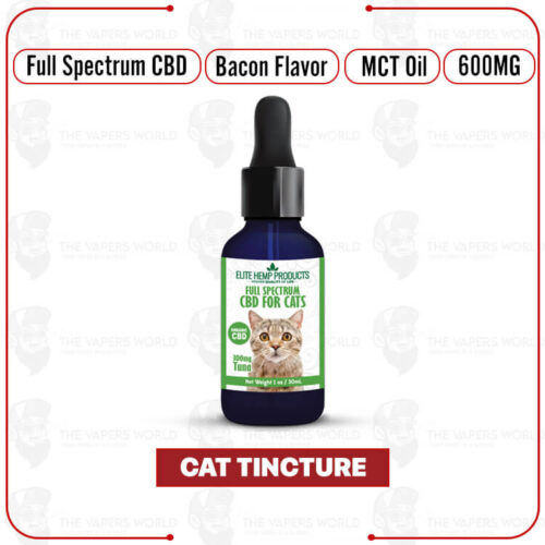 Elite Hemp - CBD Cat Tincture 600mg Tuna