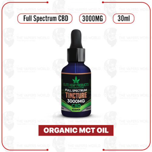 Elite Hemp - CBD Tincture 3000mg