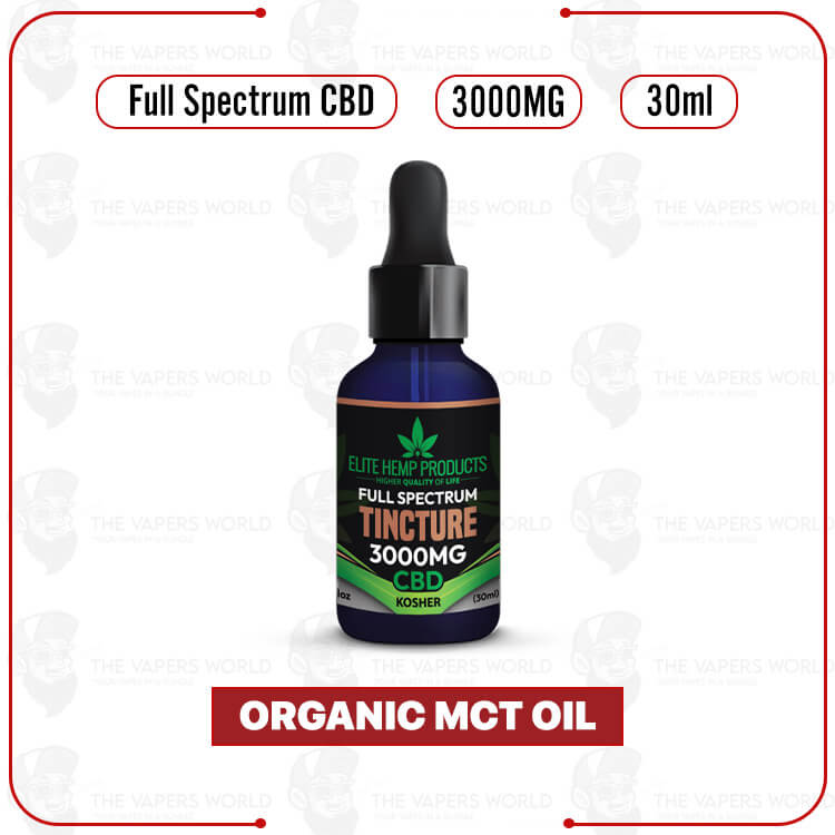 Elite Hemp - CBD Tincture 3000mg