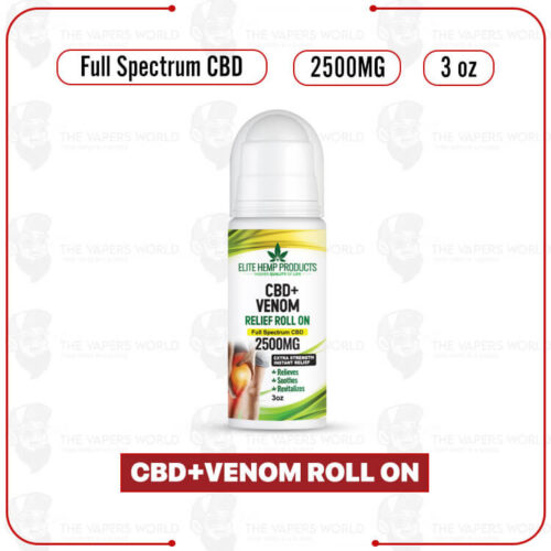 Elite Hemp - CBD+Venom Pain Relief Roll On 2500mg