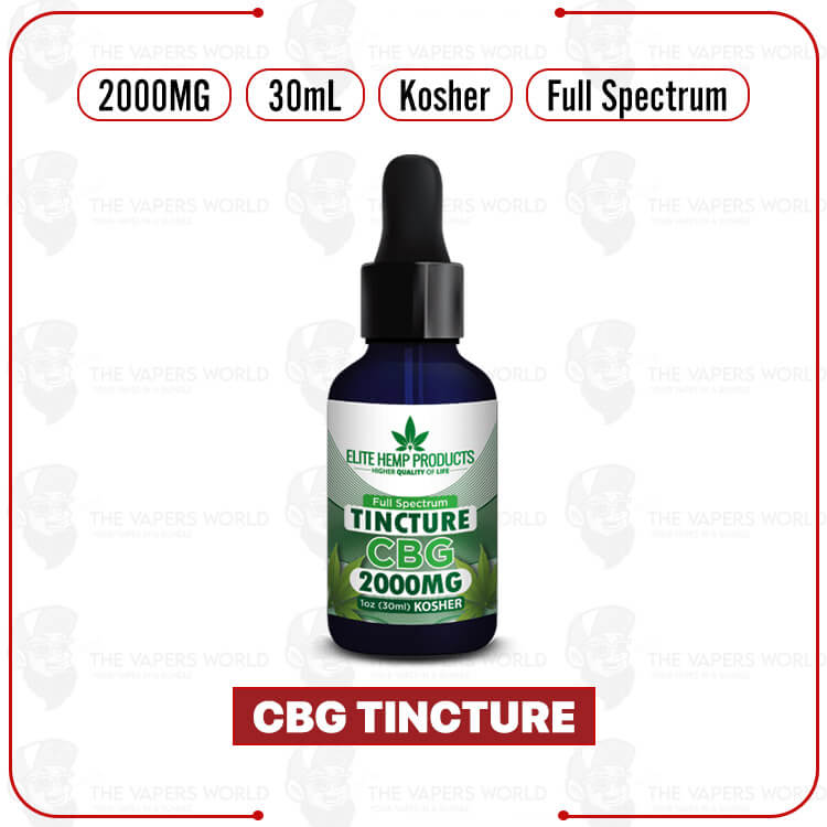 Elite Hemp - CBG Tincture 2000mg