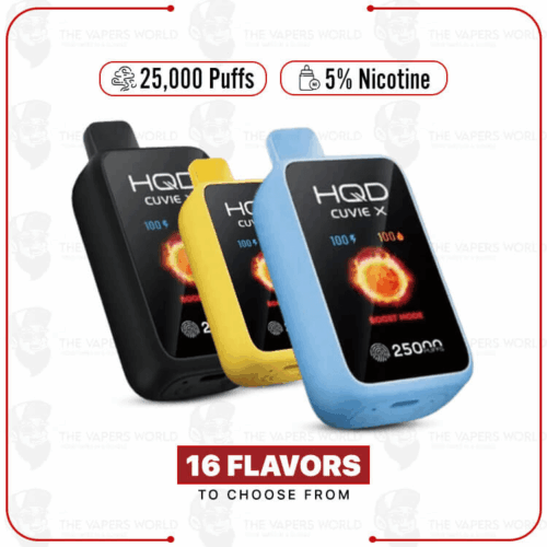 HQD Cuvie Everest 25k puffs Disposable Vape