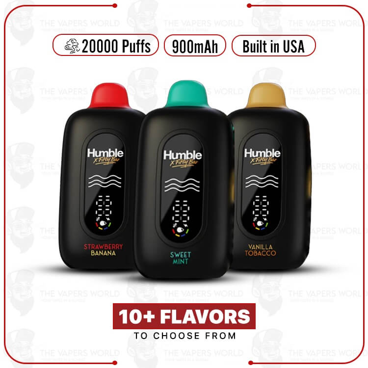 Humble x Fifty Bar 20K Puff Disposable - Built in USA
