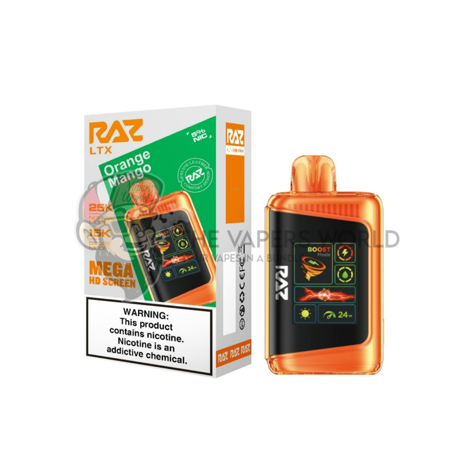 Raz LTX 25K 0% Nic Disposable Vape - Image 3