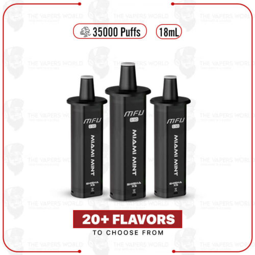 MFU SHISHA X5 Hookah 35K Puffs Disposable Refill Pod – 1PK