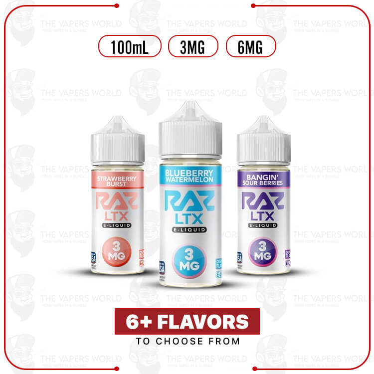 Pod Juice X Raz LTX Tobacco Free Nicotine 100ML E-Juice