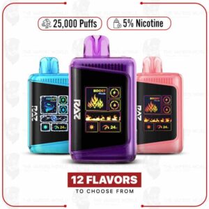 RAZ LTX 25K DISPOSABLE VAPE 25000 PUFFS