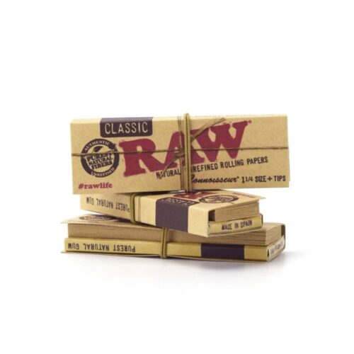 Raw Connoisseur 1 1/4 Organic Hemp With Tip