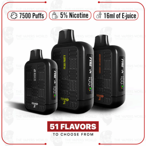 TYSON 2.0 7500 ROUND 2 DISPOSABLE