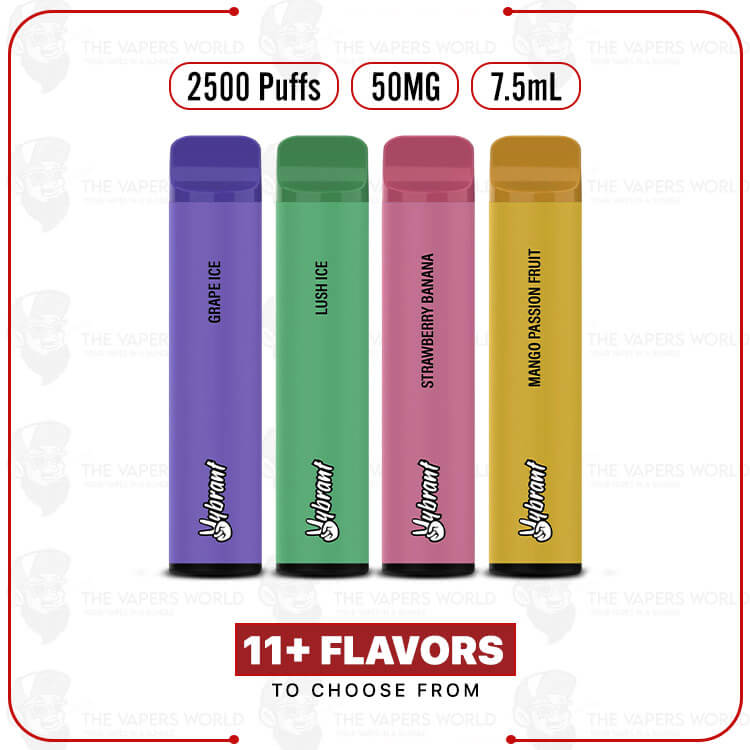 VYBRANT Pulse 2500 Puffs Disposable Vape