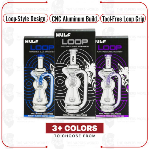 Wulf Mods Loop Glass Puffco Peak Top