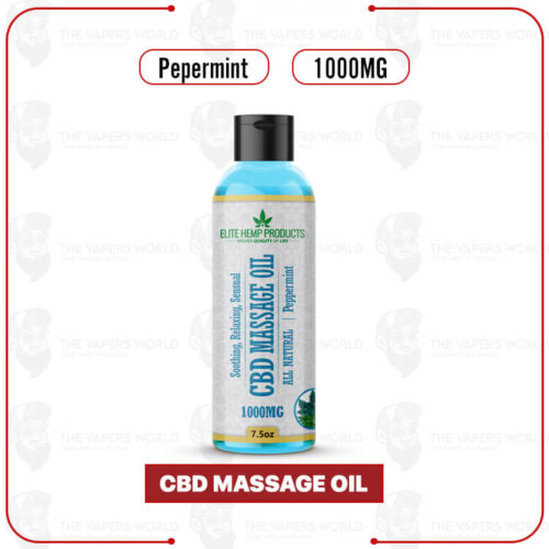 Elite Hemp - CBD Massage Oil - Peppermint