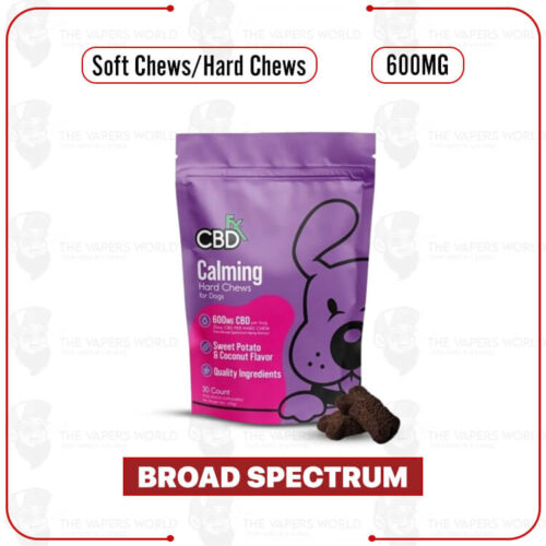 CBDFx CBD Dog Treats: Calming Chews 600mg