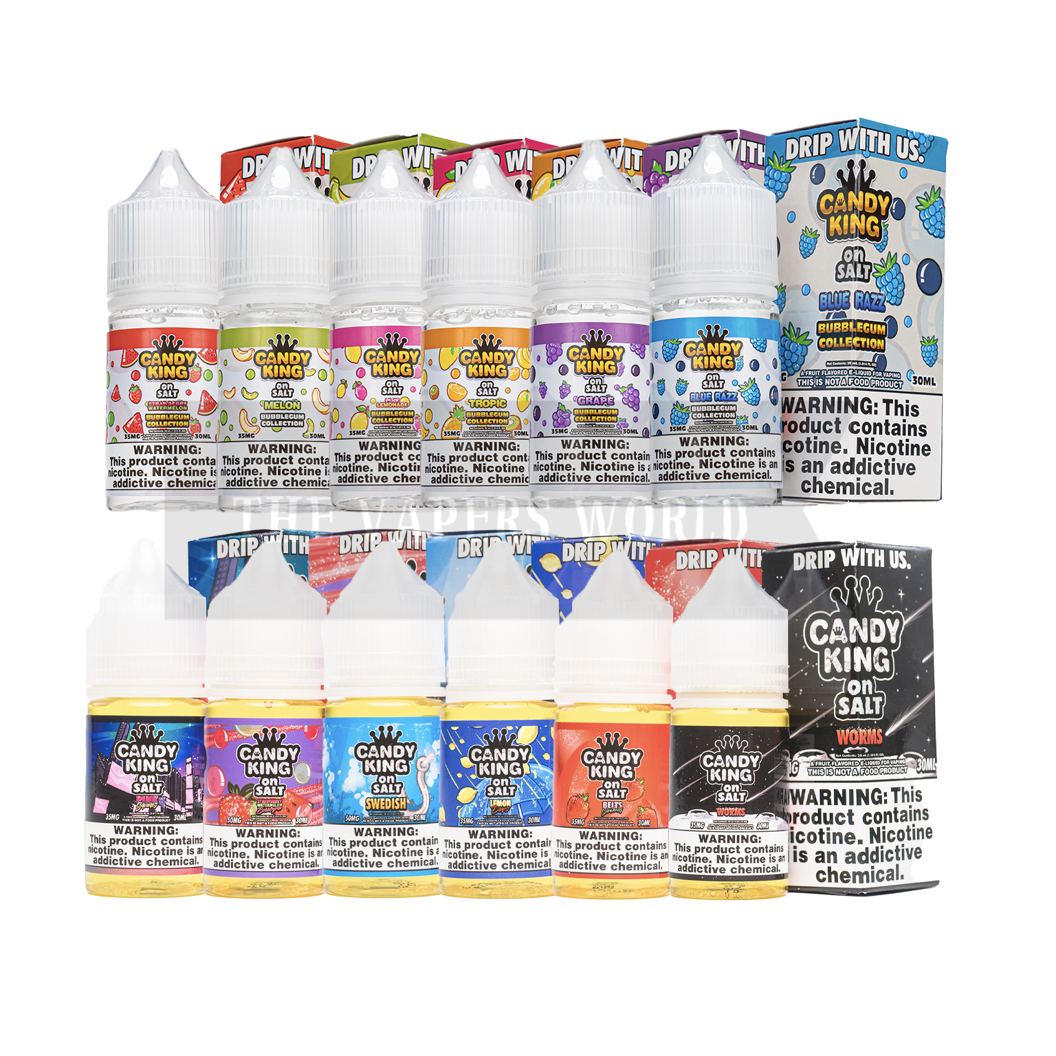 Candy King on Salt 30ml E-Juice - Image 2