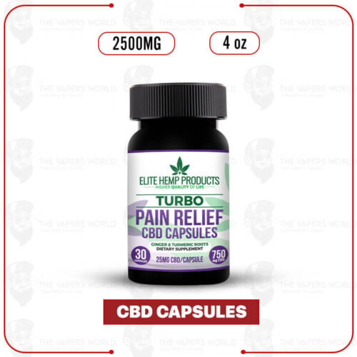 Elite Hemp - CBD Pain Relief Capsules 750mg