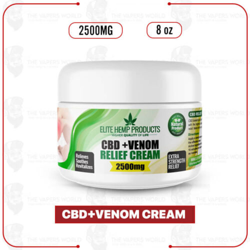 Elite Hemp - CBD+Venom Pain Relief Cream 2500mg