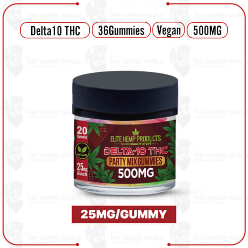 Elite Hemp - Delta 10 Mix Vegan Gummies 500mg