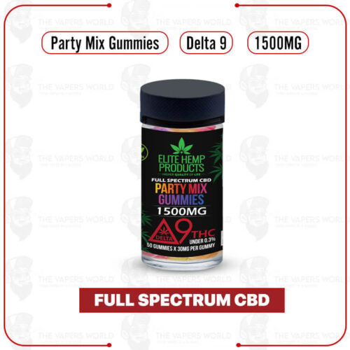 Elite Hemp - Delta 9 Mix Vegan Gummies 1500mg