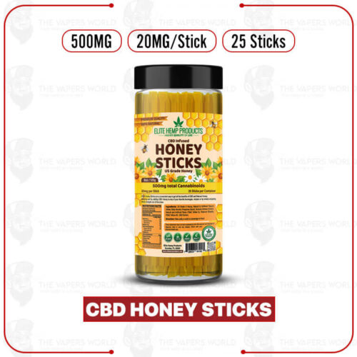 Elite Hemp - CBD Honey Sticks 500mg