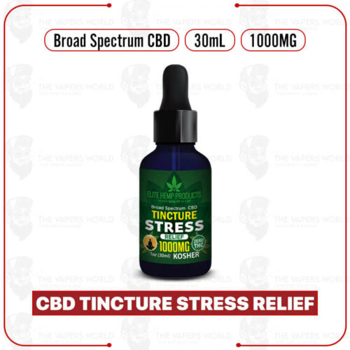 Elite Hemp - CBD Tincture Stress Relief 1000mg