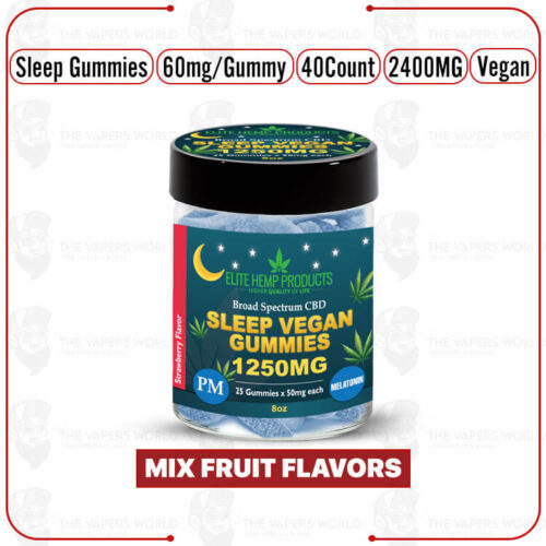 Elite Hemp - CBN Sleep Vegan Gummies 2400mg