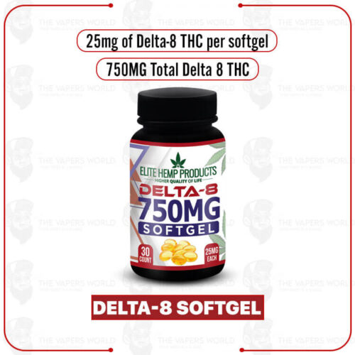 Elite Hemp - Delta-8 Softgel 750mg
