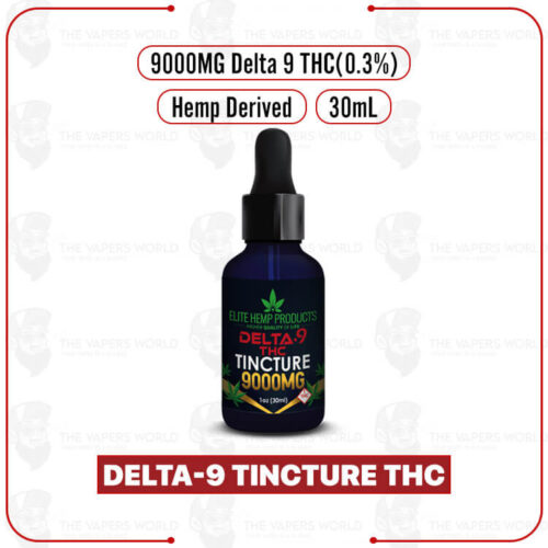 Elite Hemp - Delta-9 Tincture THC 9000MG